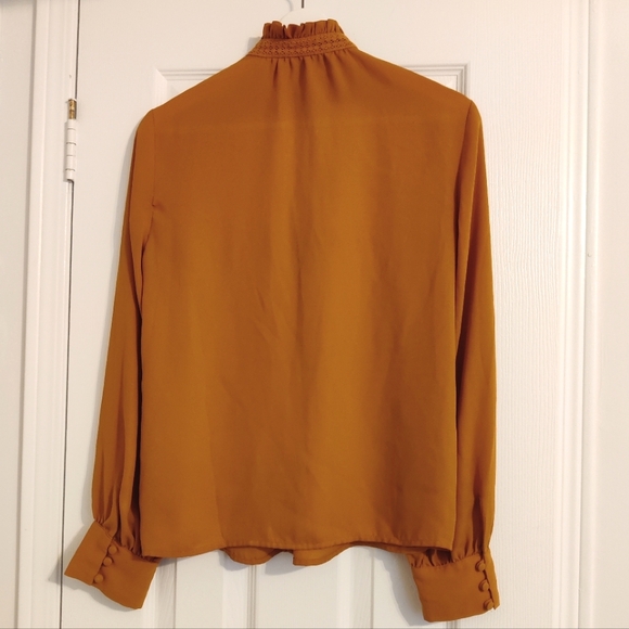 Mango Button Down Blouse - Picture 2 of 5
